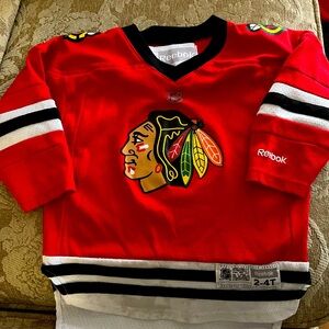 Chicago blackhawks hockey jersey 2-4t